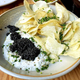 Caviar and potato chips at Valley Bar + Bottle Shop